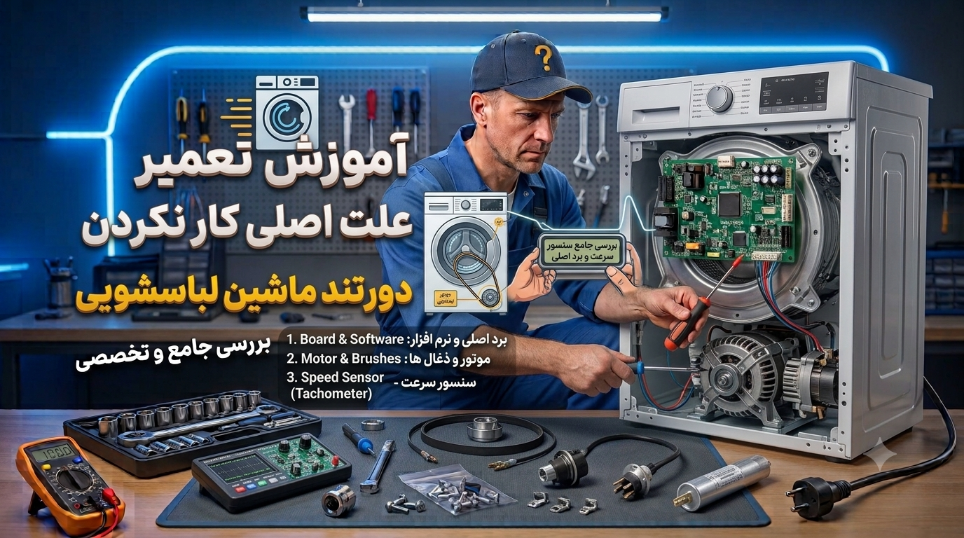 دور تند-ماشین لباسشویی